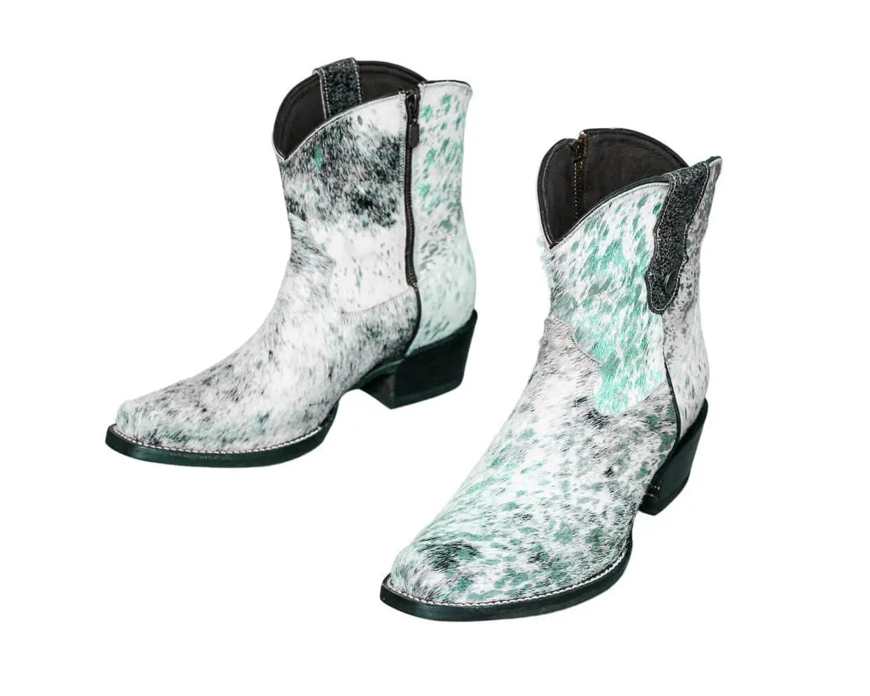 Loretta Cowhide Boots – Turquoise Collection – Western Boots for Women