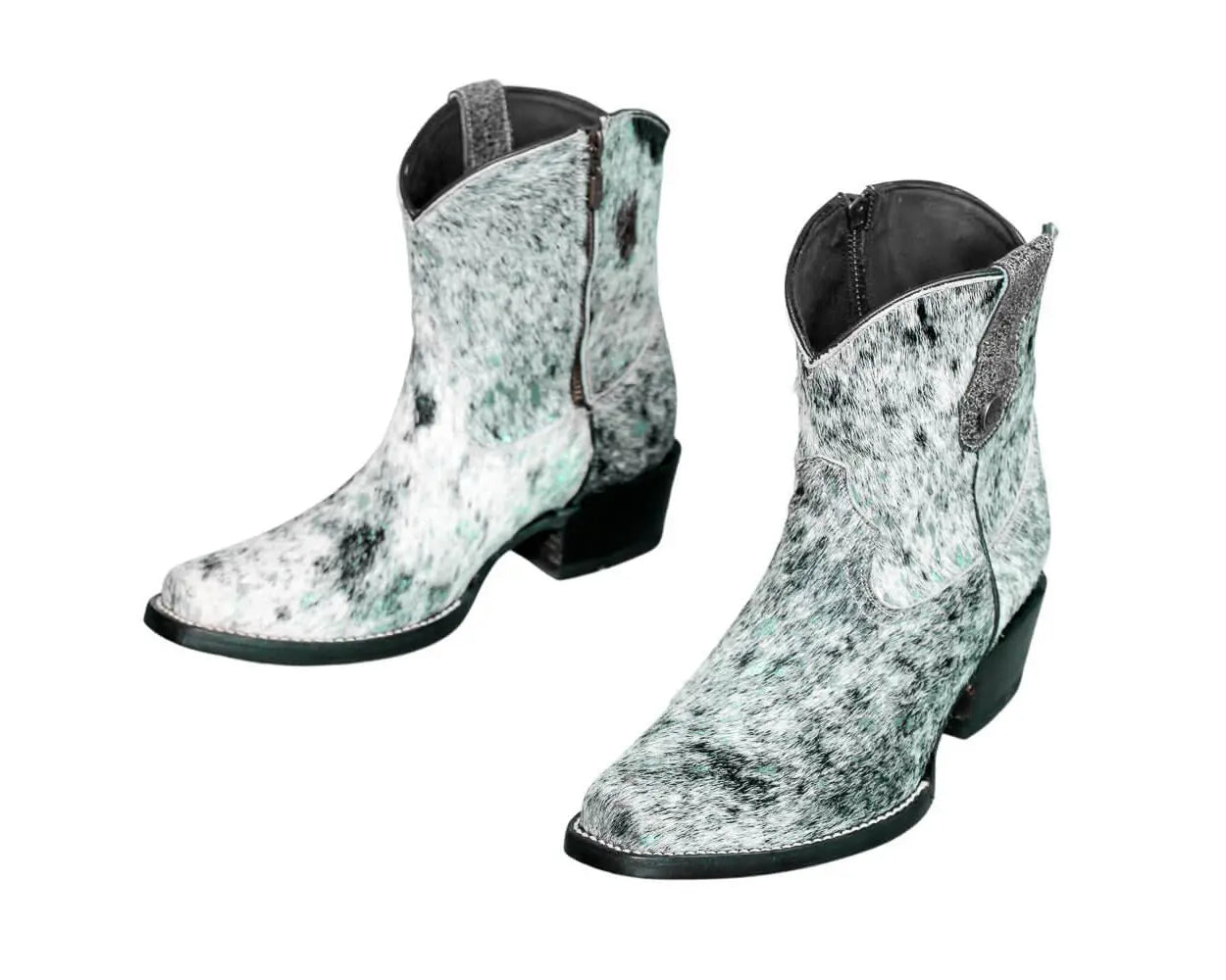 Loretta Cowhide Boots – Turquoise Collection – Western Boots for Women
