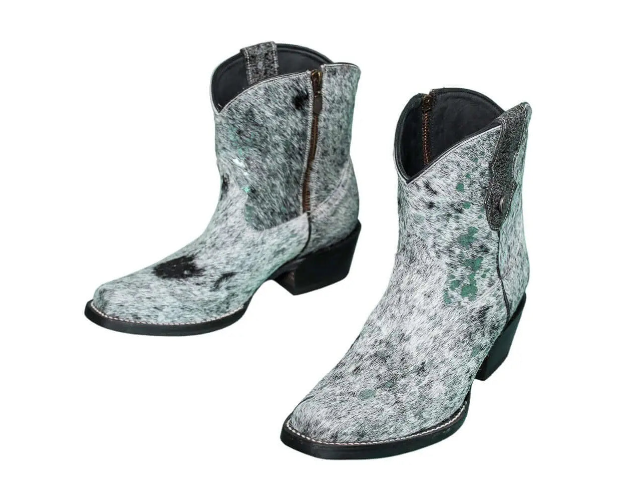 Loretta Cowhide Boots – Turquoise Collection – Western Boots for Women