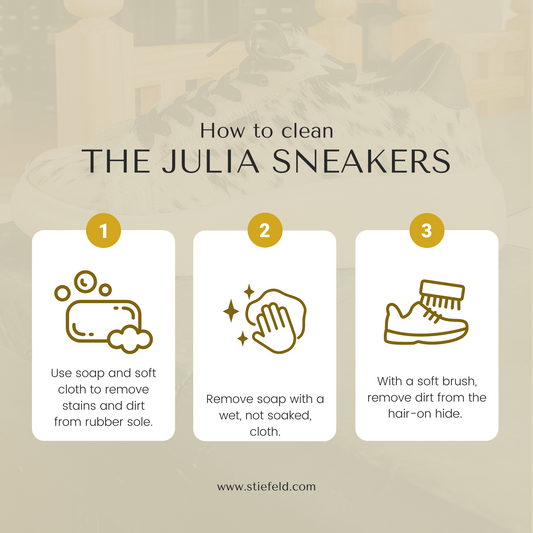 How to clean your Julia Sneakers!