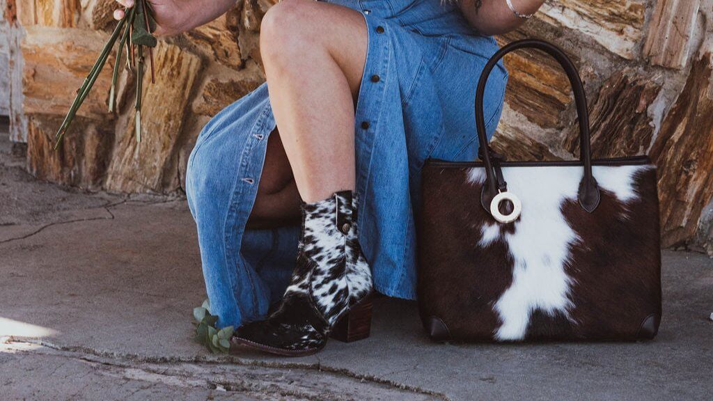 The Jolene Cowhide Boots - - Women's Western Wear -Stiefeld Boots