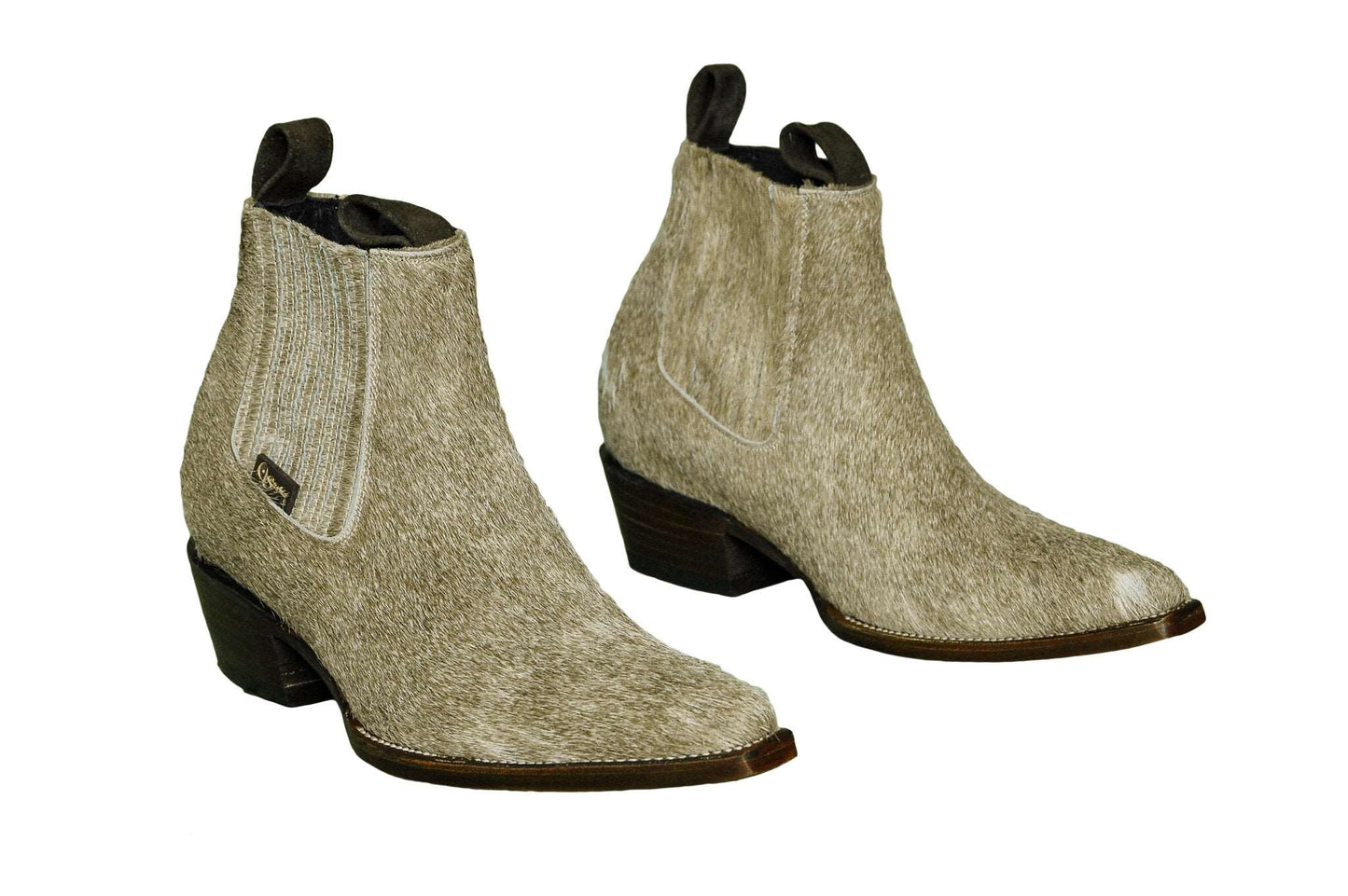 The Aurora Hair-on hide ankle boots - Size 9