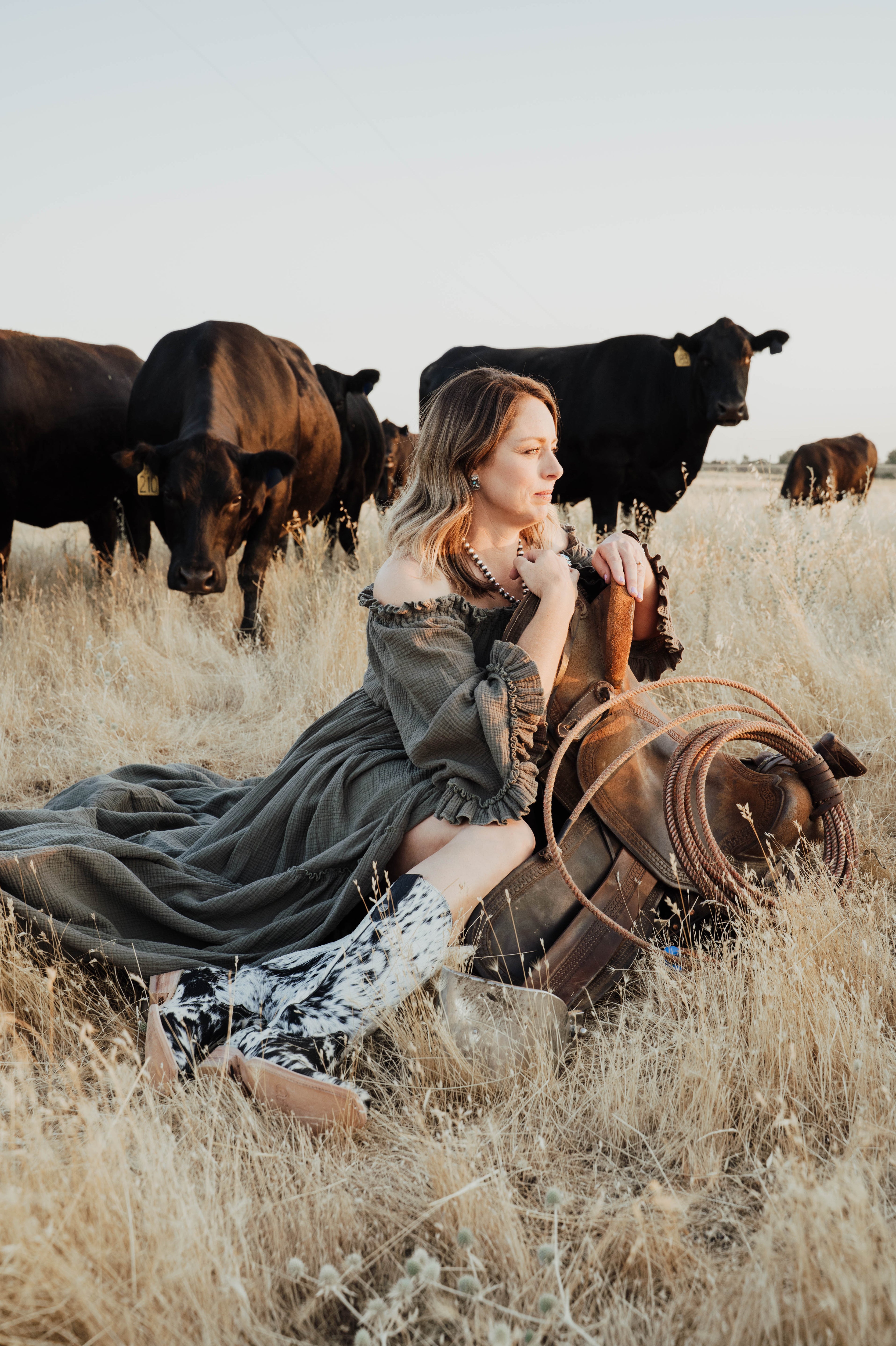 dakota tall cowhide boots for women