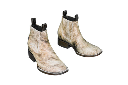 The Aurora Hair-on hide ankle boots - Size 8 (New batch)