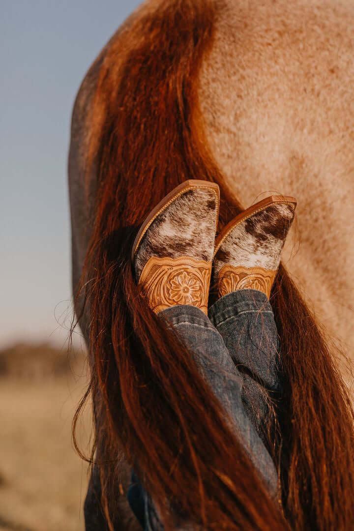 Handmade Cowhide Boots for Women