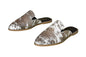 Abby Cowhide Mules – Hair-on Hide – Size 12 – Side View