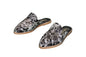 Abby Cowhide Mules – Hair-on Hide – Size 6 – Side View
