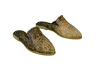 Abby Cowhide Mules – Hair-on Hide – Size 6 – Side View