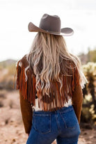 The Charlotte Hair - on hide Fringe Jacket - Stiefeld Boots