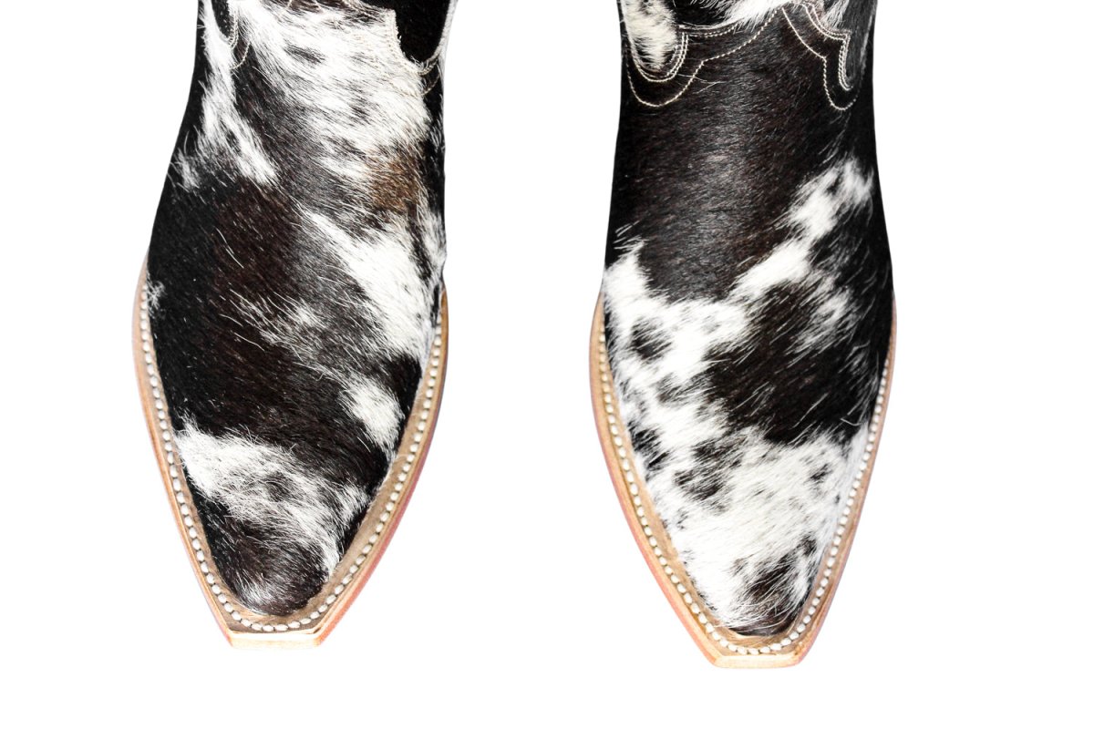 Lorraine Knee-High Cowhide Boots | Black – Stiefeld Boots