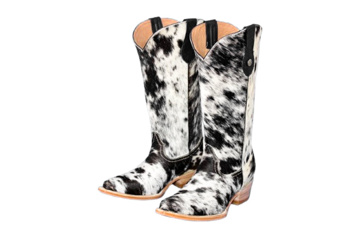 Dakota Tall Cowhide Boots - Pointy Toe - Size 9 US - Stiefeld Boots