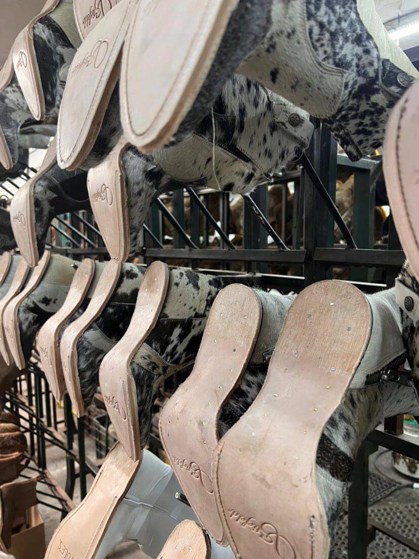 Handmade cowboy boots cowhide boots for women