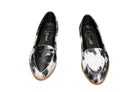Gretta Cowhide Loafers – Hair-on Hide Almond Toe Western Loafers – Size 8