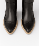 Jolene High Heel Boots – Outlaw Black Leather - Stiefeld Boots