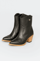 Jolene High Heel Boots – Outlaw Black Leather - Stiefeld Boots