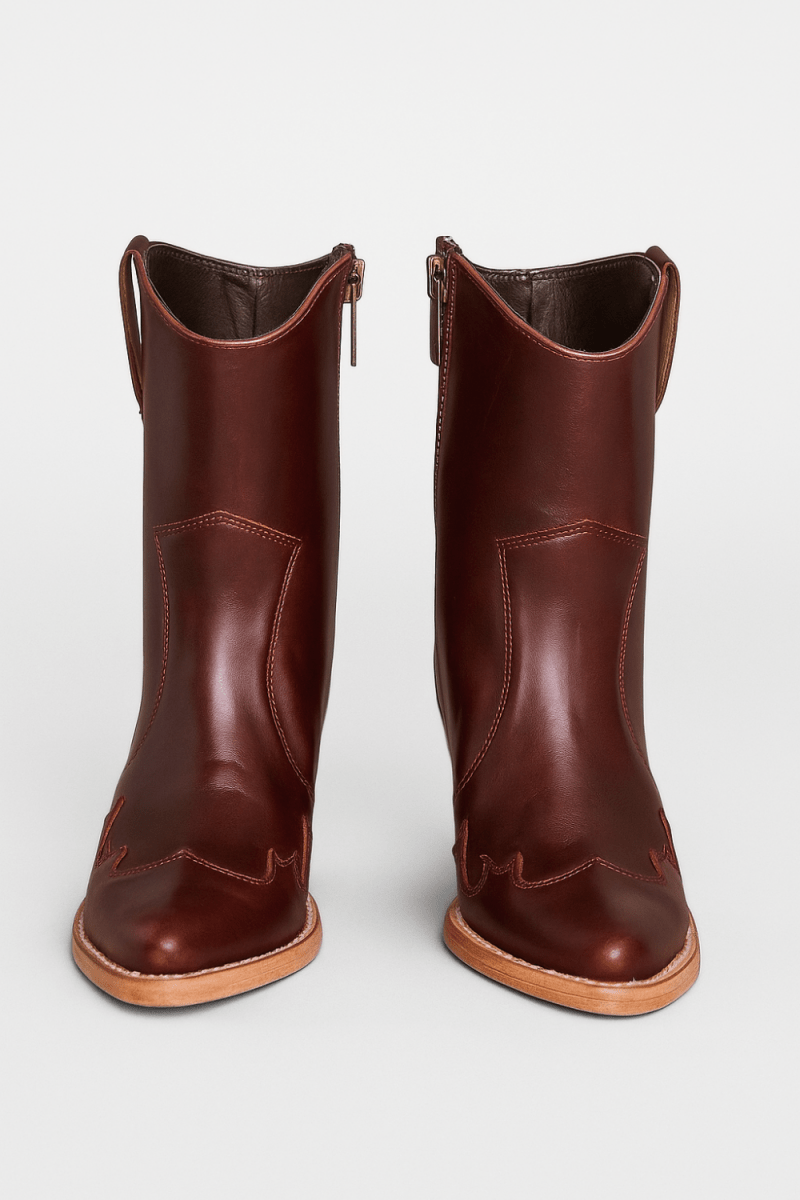 Jolene High Heel Boots – Saloon Merlot - Stiefeld Boots