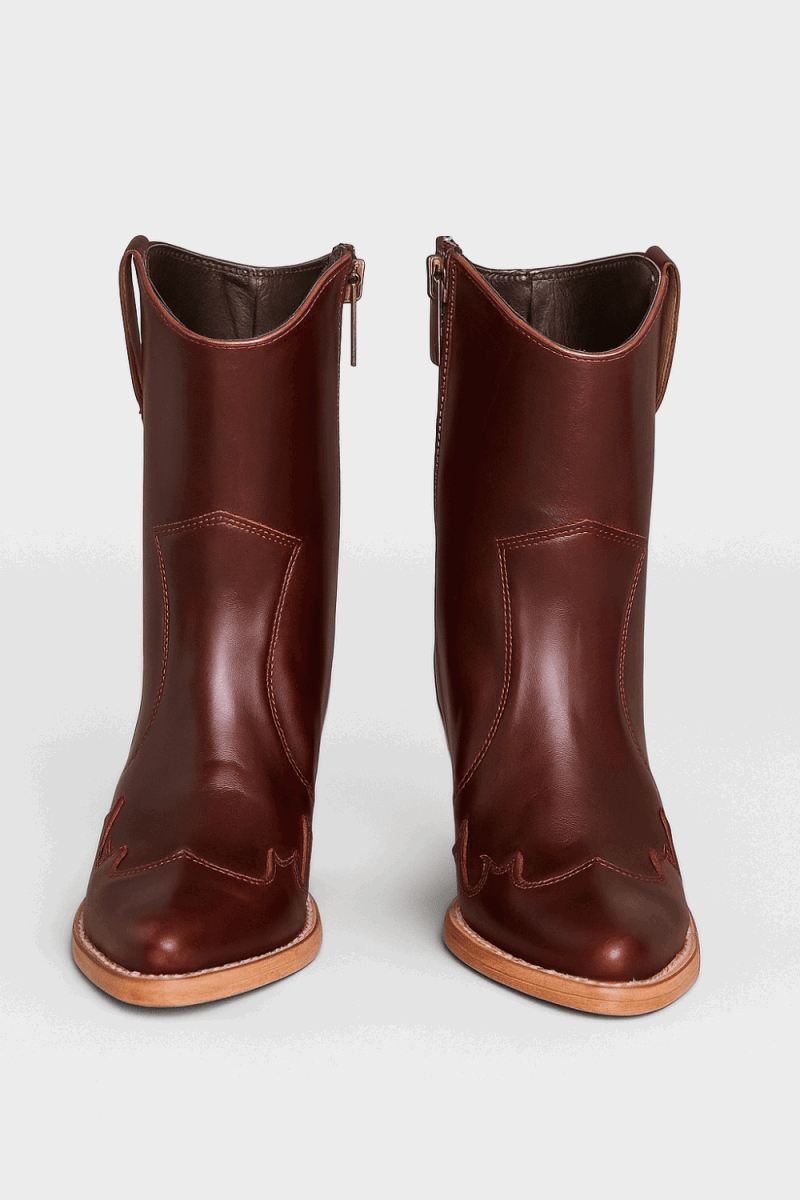 Jolene High Heel Boots – Saloon Merlot - Stiefeld Boots