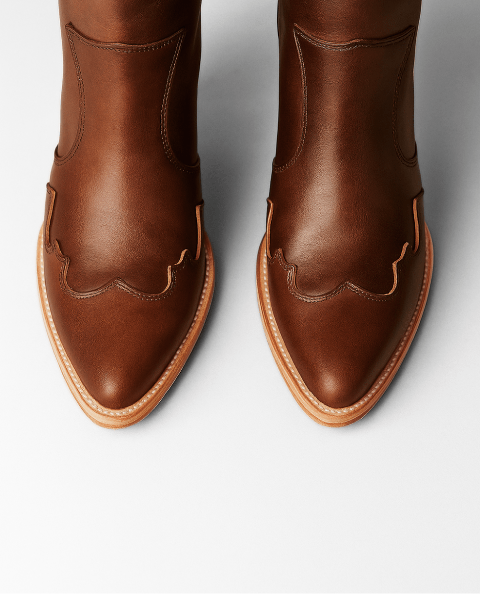 Jolene High Heel Boots – Tobacco Dust - Stiefeld Boots