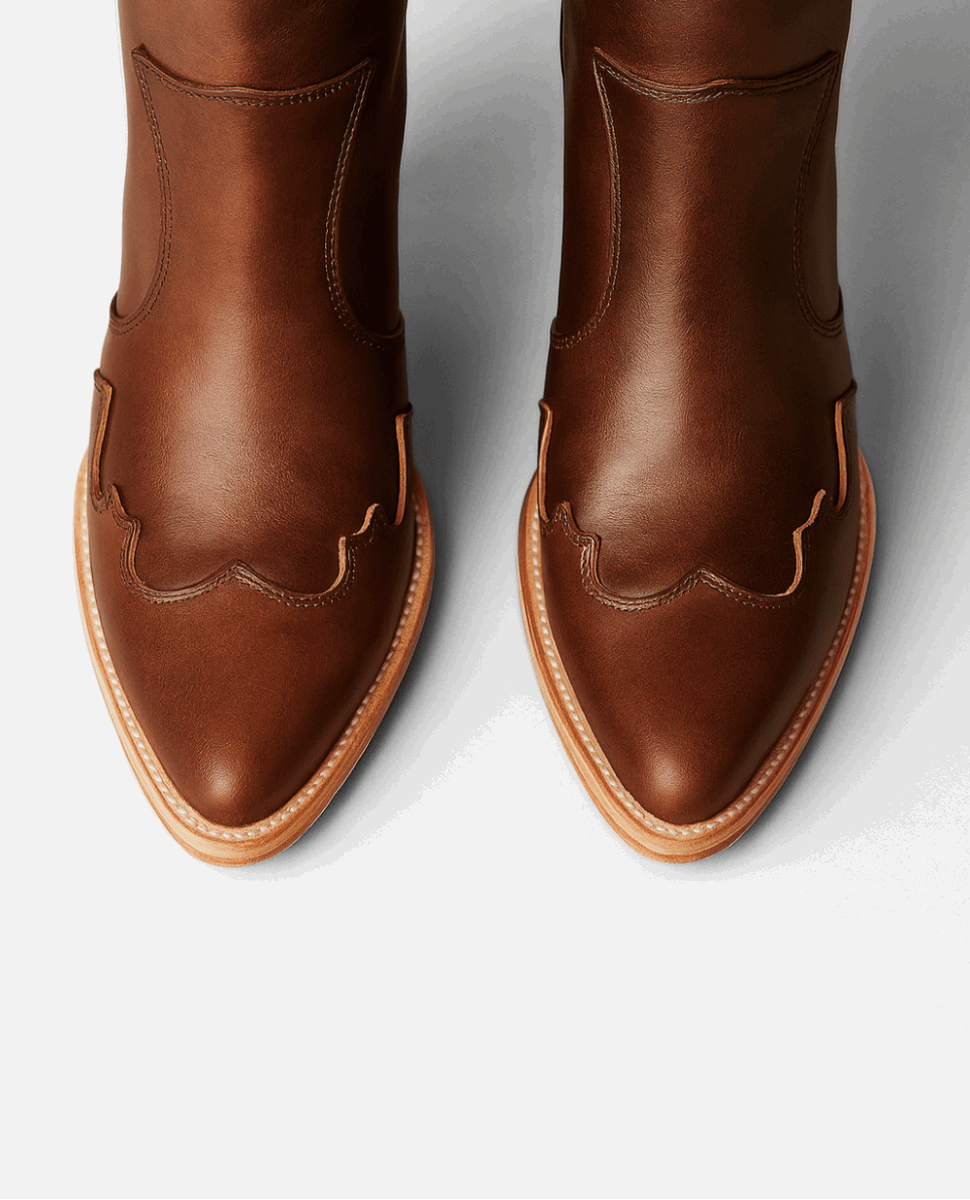 Jolene High Heel Boots – Tobacco Dust - Stiefeld Boots