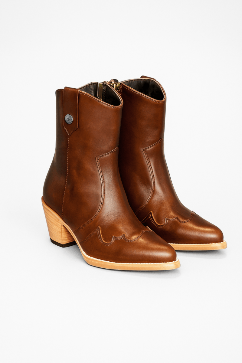 Jolene High Heel Boots – Tobacco Dust - Stiefeld Boots