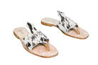 Handmade Western cowhide flip flops for women – size 9