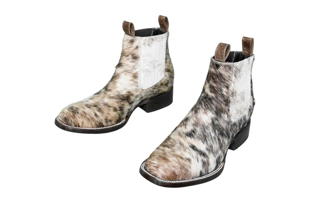 Aurora Cowhide Boots – Size 10 – Handmade Western Boots for Women