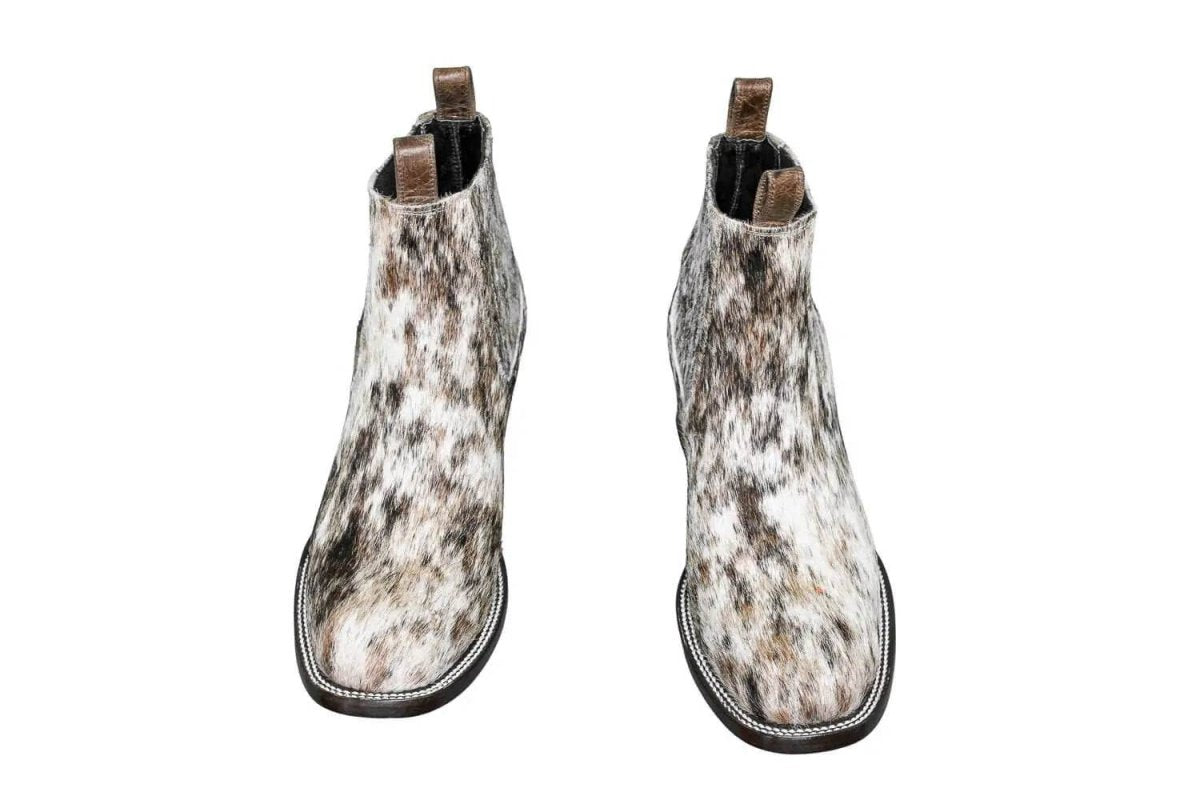Aurora Cowhide Boots – Size 11 – Authentic Cowhide Boots from Mexico