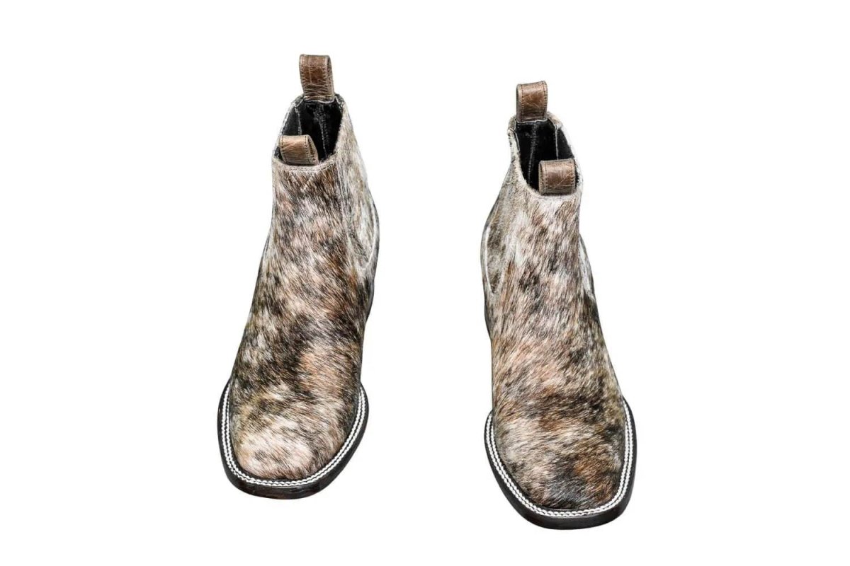 Aurora Cowhide Boots – Size 6.5 – Handmade Western Boots for Women