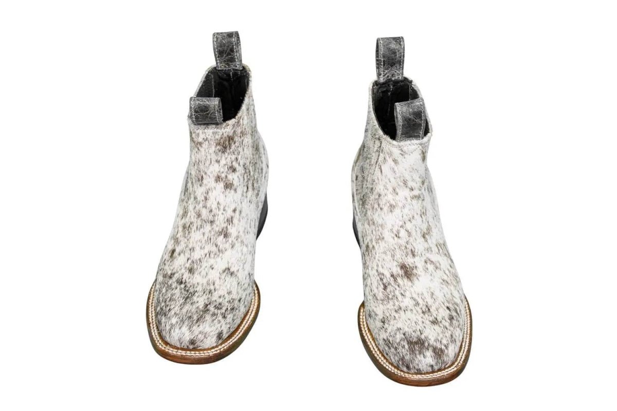 Aurora Cowhide Boots – Size 6.5 – Handmade Western Boots for Women