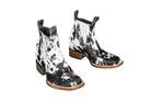 Aurora Cowhide Boots – Size 7 – Handmade Western Boots for Women