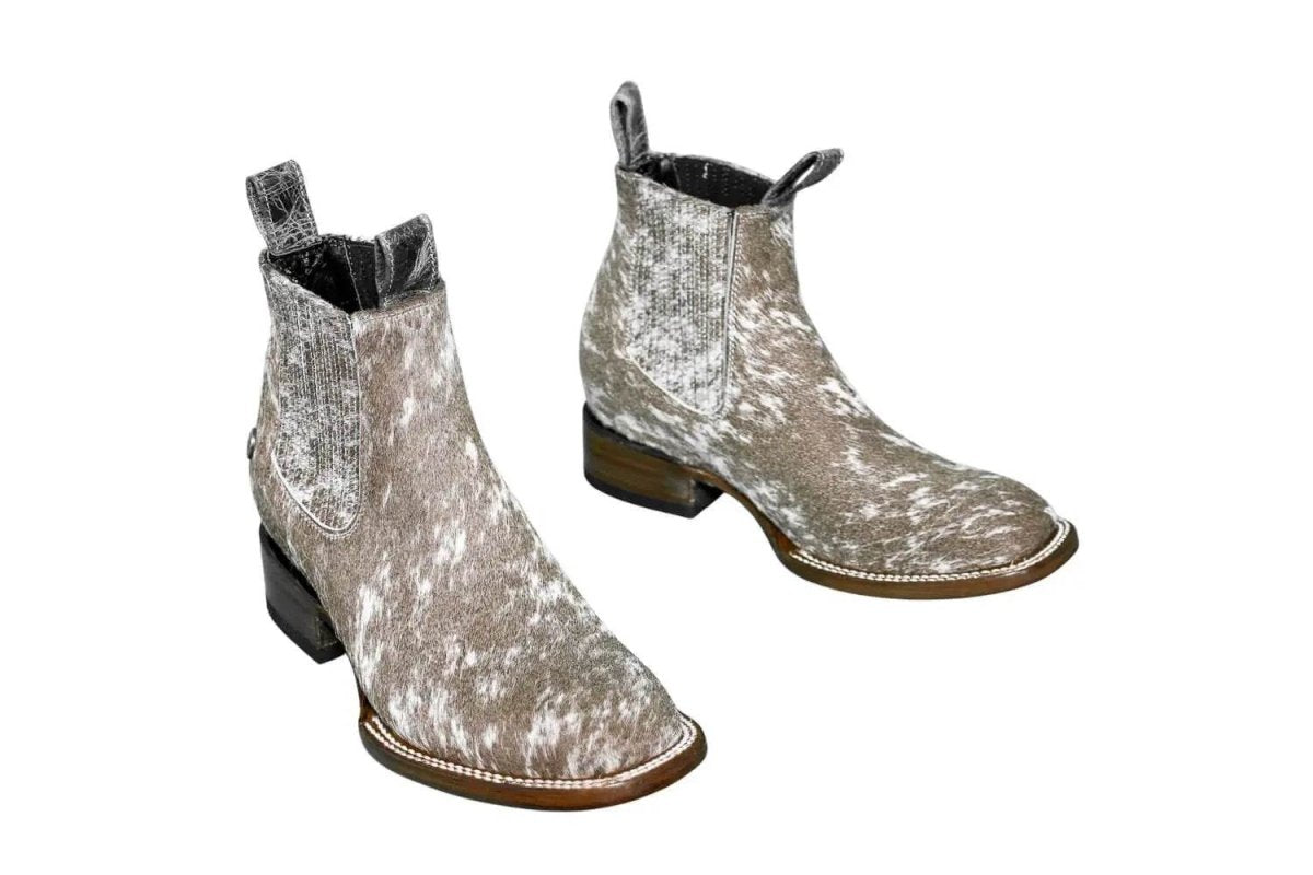 Aurora Cowhide Boots – Size 7.5 – Handmade Western Boots for Women
