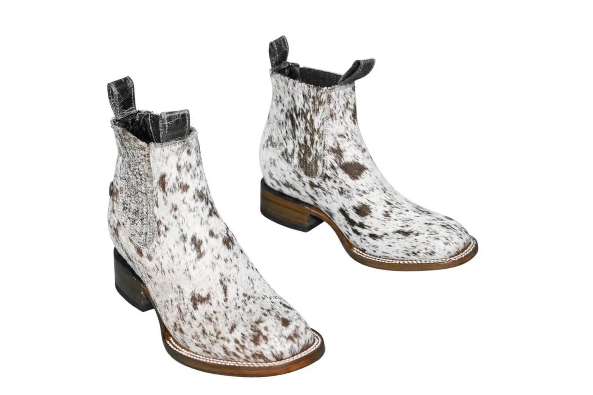 Aurora Cowhide Boots – Size 7.5 – Handmade Western Boots for Women