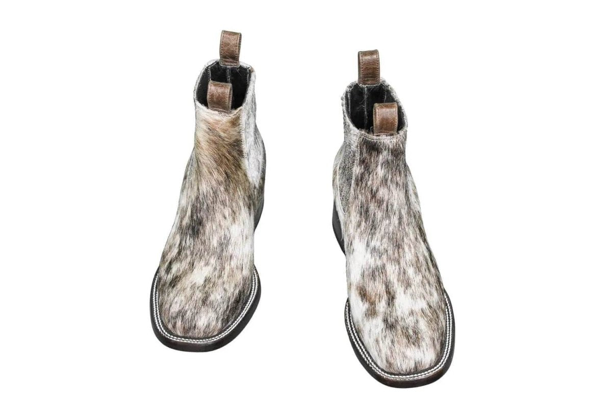 Aurora Cowhide Boots – Size 7.5 – Handmade Western Boots for Women