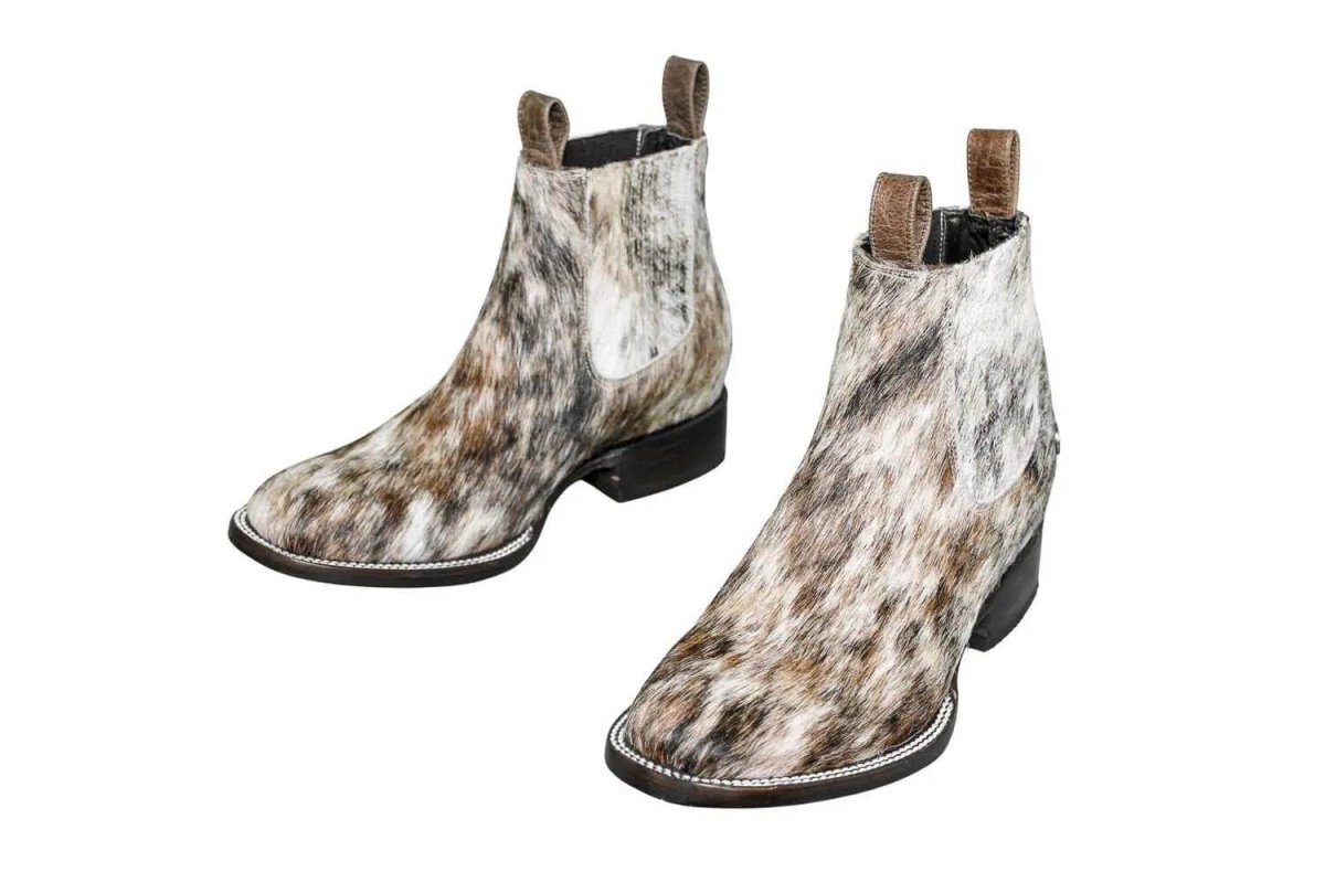 Aurora Cowhide Boots – Size 7.5 – Handmade Western Boots for Women