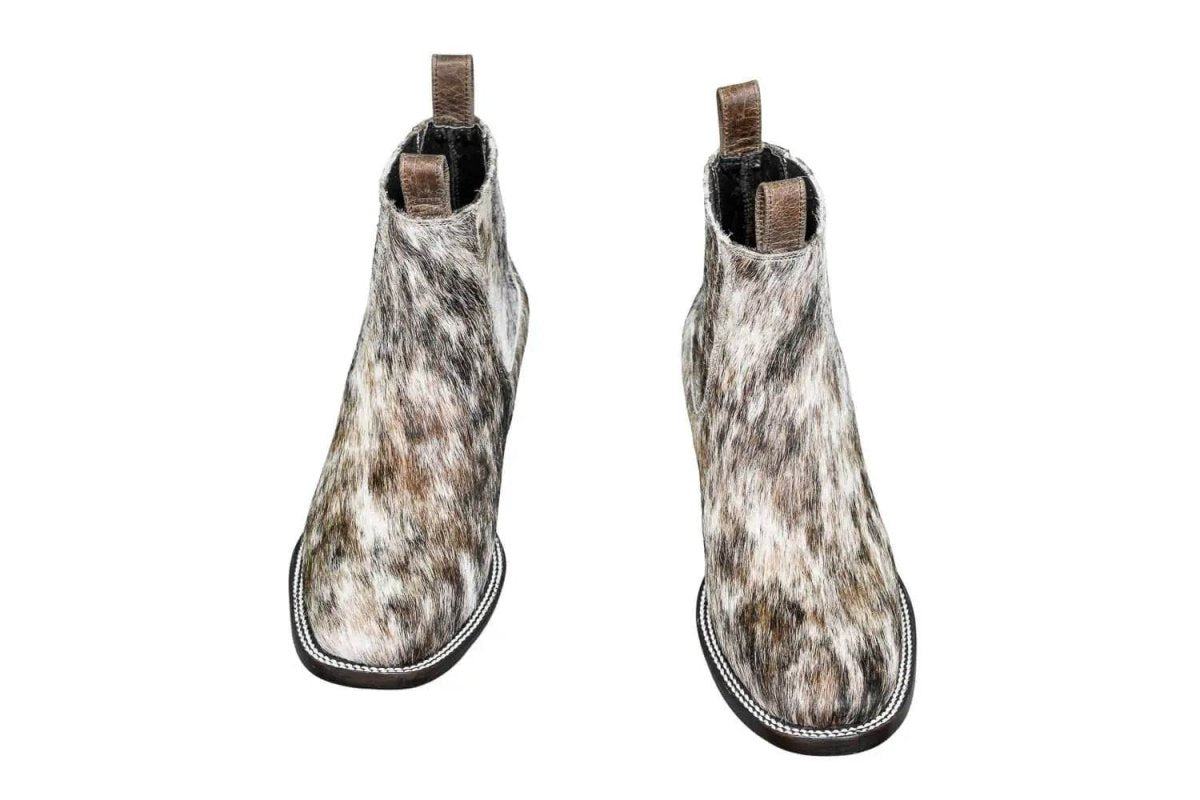 Aurora Cowhide Boots – Size 7.5 – Handmade Western Boots for Women