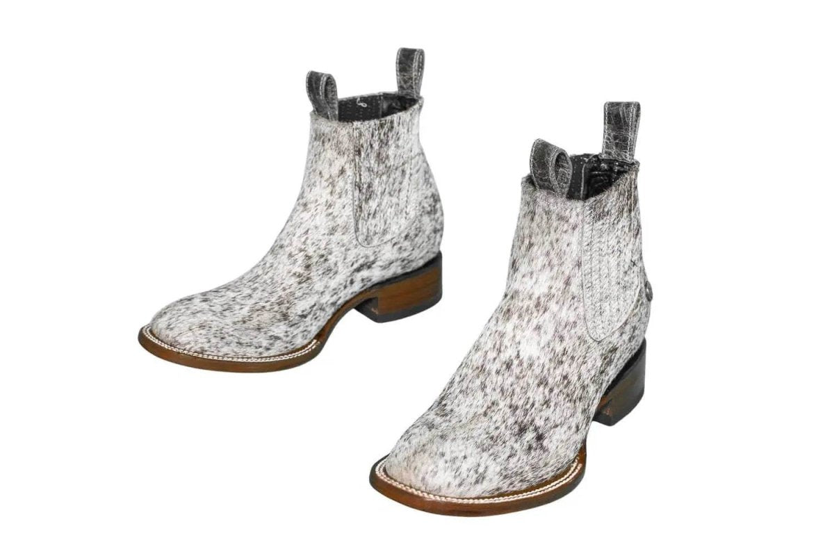 Aurora Cowhide Boots – Size 7.5 – Handmade Western Boots for Women