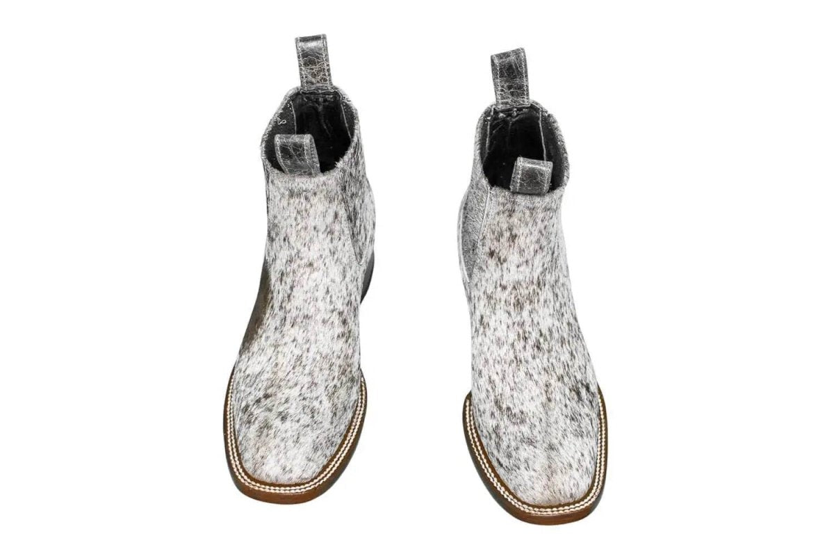 Aurora Cowhide Boots – Size 7.5 – Handmade Western Boots for Women