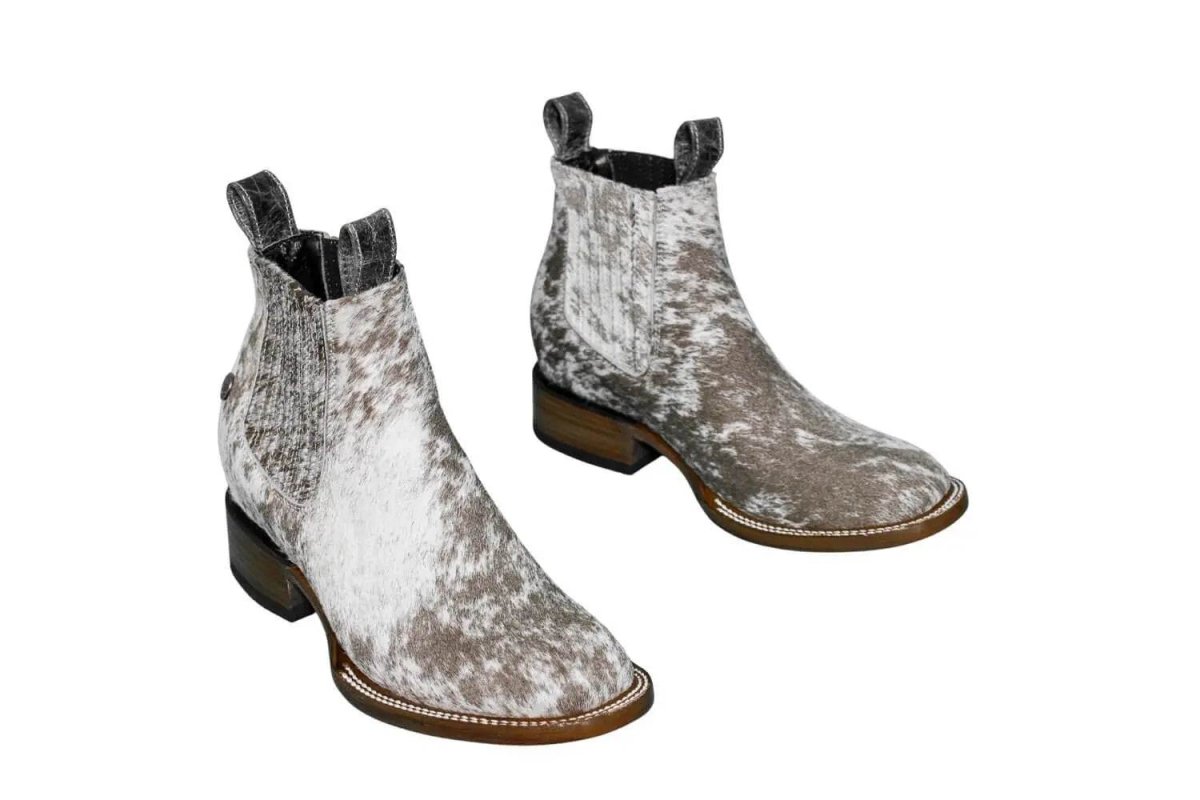 Aurora Cowhide Boots – Size 8.5 – Handmade Western Boots for Women