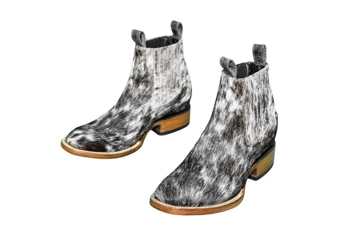 Aurora Cowhide Boots – Size 8.5 – Handmade Western Boots for Women