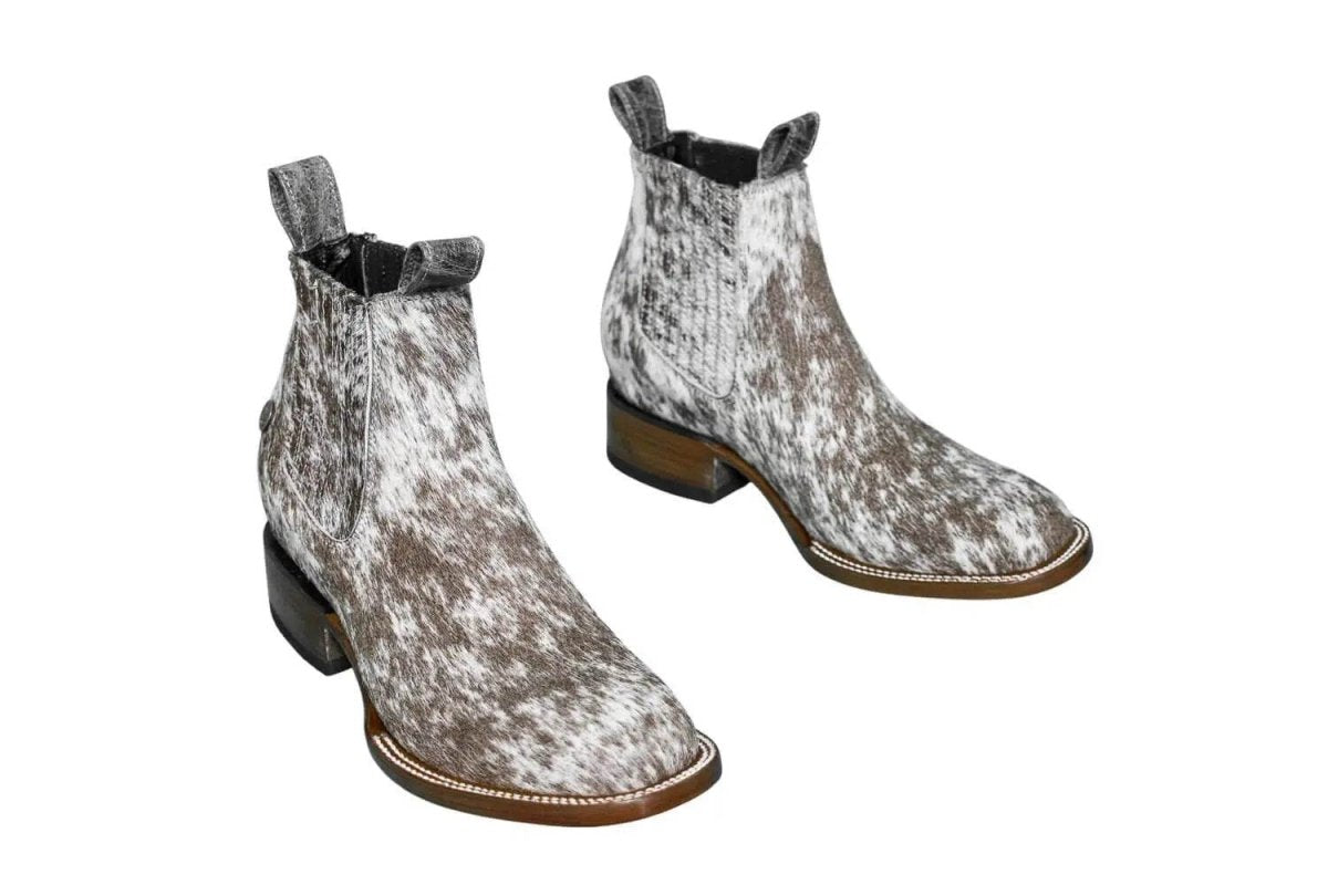 Aurora Cowhide Boots – Size 8.5 – Handmade Western Boots for Women