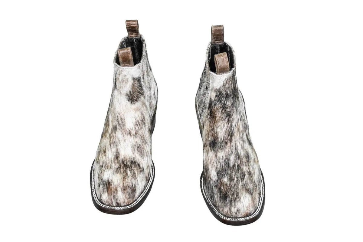 Aurora Cowhide Boots – Size 9 – Handmade Western Boots for Women