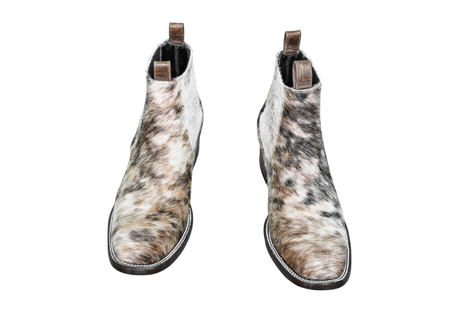 Aurora Cowhide Boots – Size 10 – Handmade Western Boots for Women
