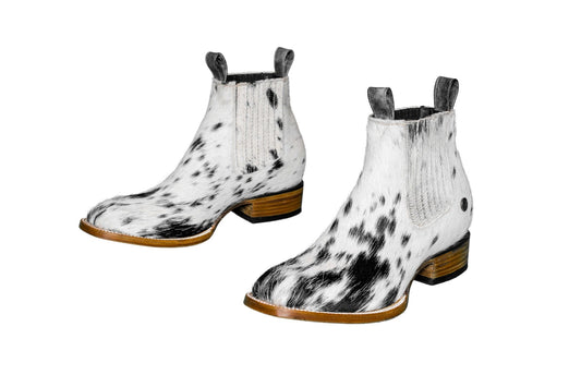 Aurora Cowhide Boots – Size 10.5 – Handmade Western Boots for Women