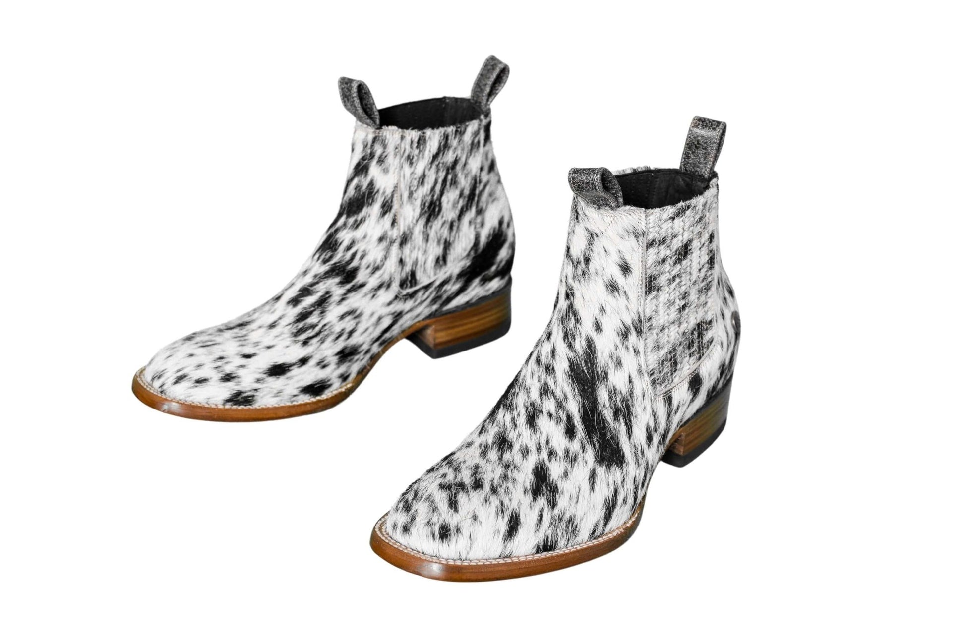Aurora Cowhide Boots – Size 10.5 – Handmade Western Boots for Women