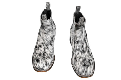 Aurora Cowhide Boots – Size 11 – Handmade Western Boots for Women