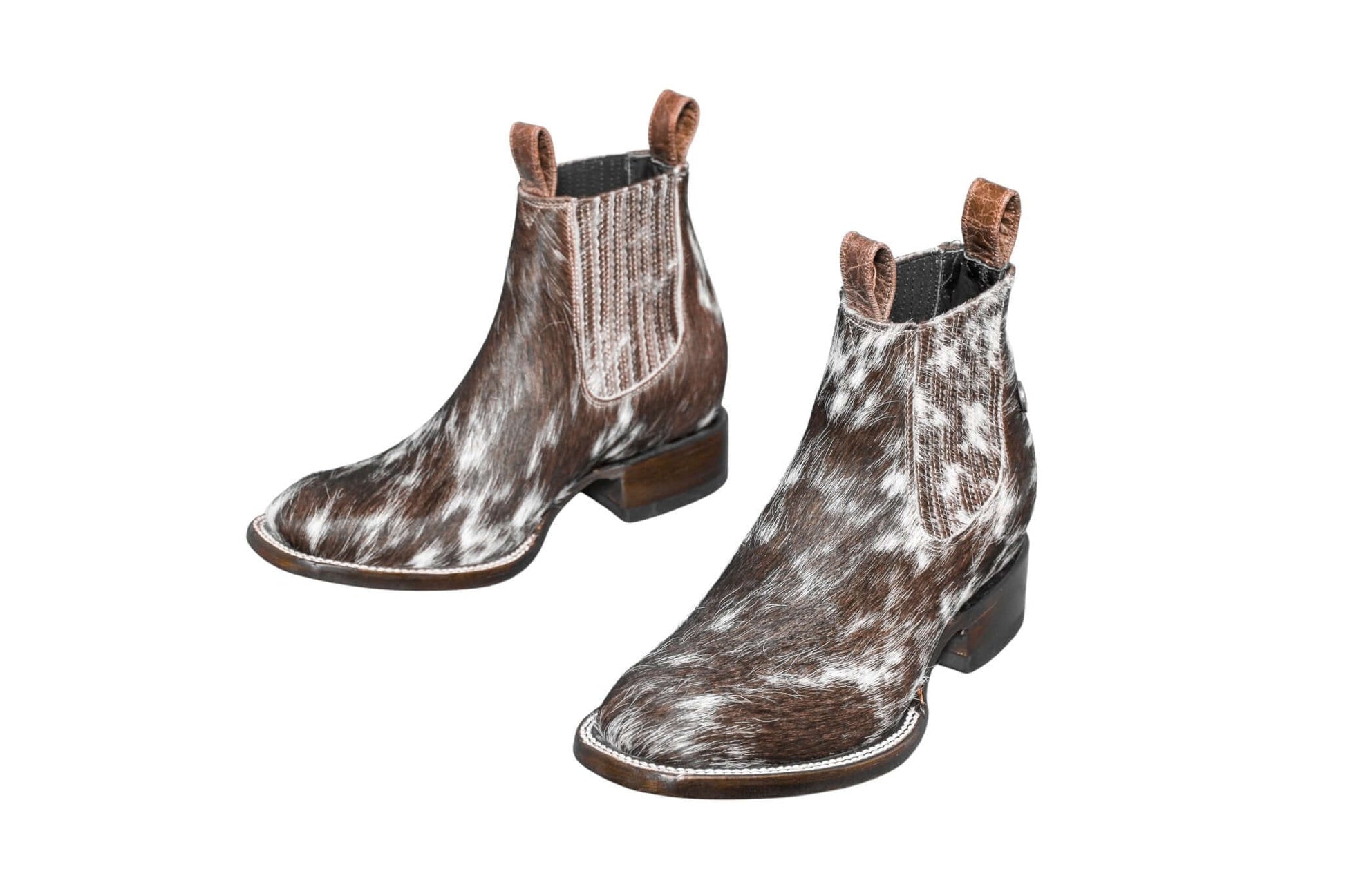 Aurora Cowhide Boots – Size 7 – Handmade Western Boots for Women