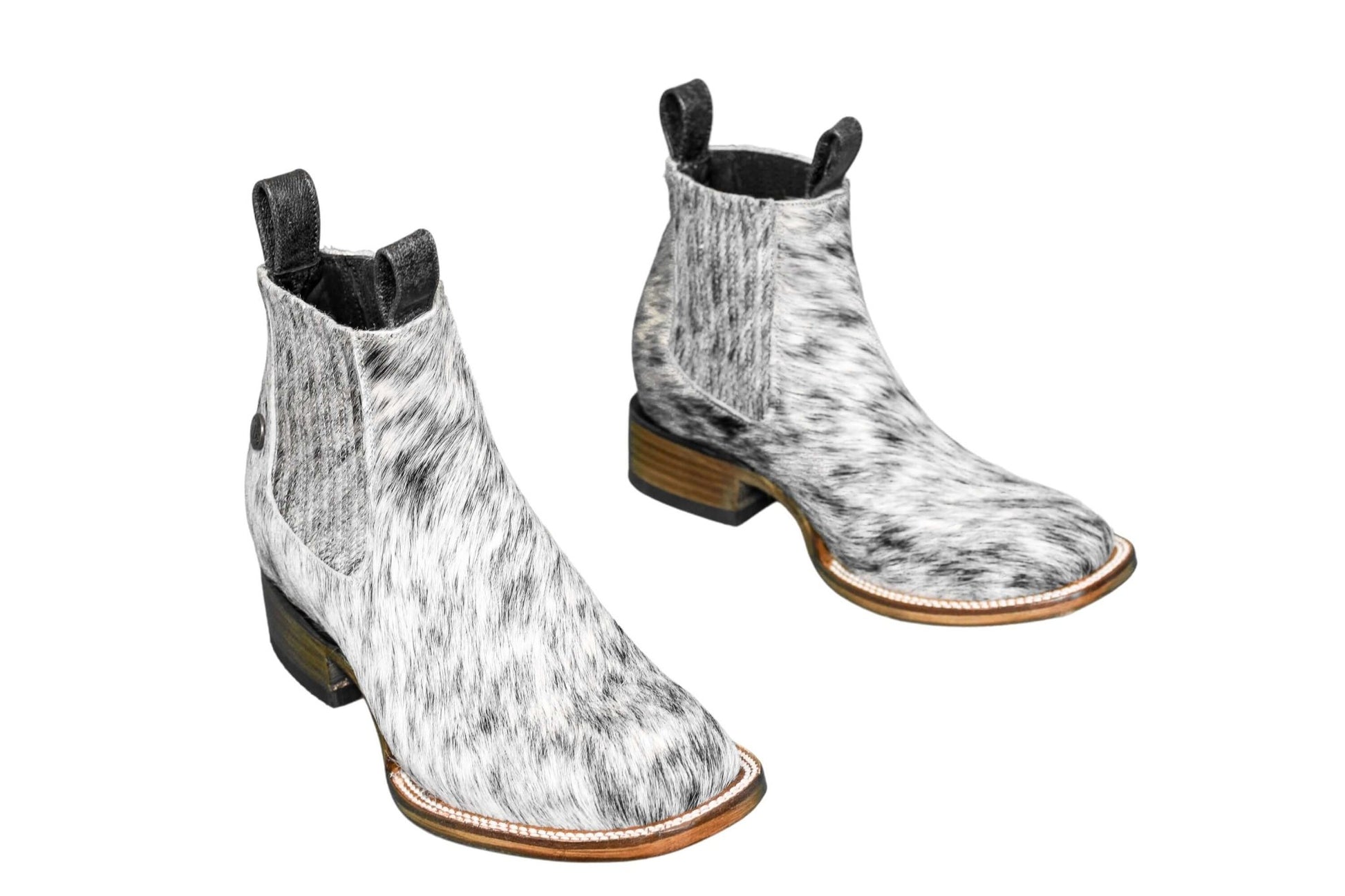 Aurora Cowhide Boots – Size 7 – Handmade Western Boots for Women