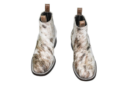Aurora Cowhide Boots – Size 7 – Handmade Western Boots for Women