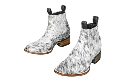 Aurora Cowhide Boots – Size 7 – Handmade Western Boots for Women