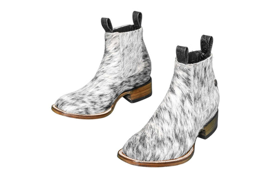 Aurora Cowhide Boots – Size 7 – Handmade Western Boots for Women